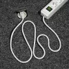 Brennenstuhl 1159520400 Regleta de enchufes 6 tomas 45° blanca con interruptor 3 m cable H05VV-F3G1,5 POS-Reiter (1159520400)