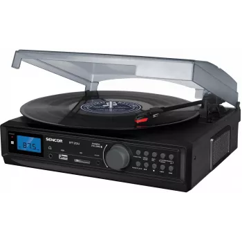 Gramófono STT 212U sintonizador FM, USB/SD, MP3, B