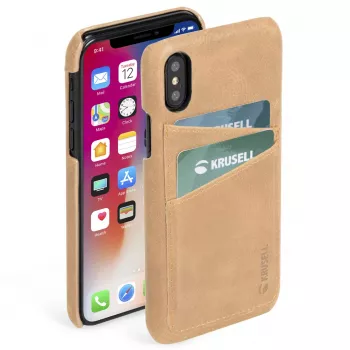 Funda Krusell Sunne 2-Karten-Cover iPhone XS Max 16,5 cm Beige