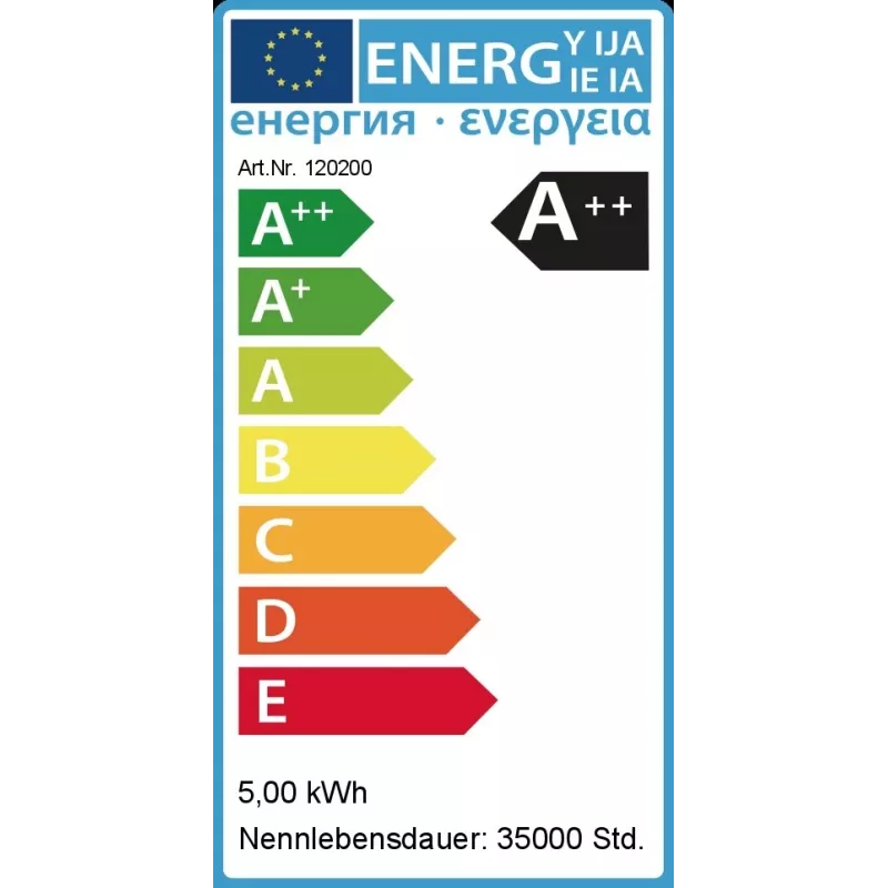 Synergy 21 LED Retrofit E27 bombilla A60 5W kw 24V