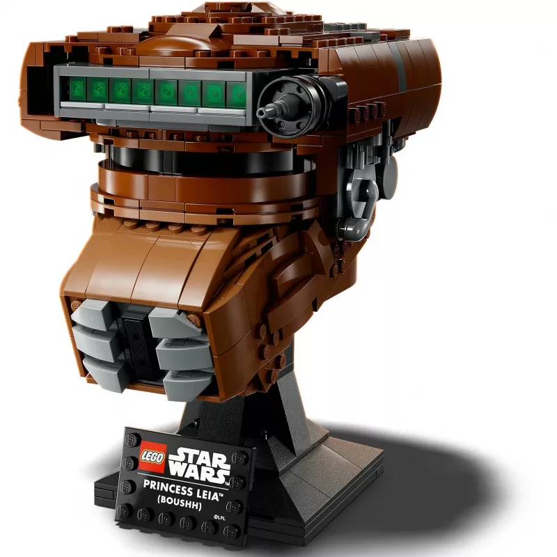 LEGO Star Wars Casco de la princesa Leia (Boushh) Set para adultos 75351 (670 piezas)