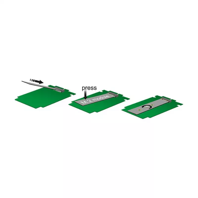 DeLOCK 89374 tarjeta PCI Express x1 a 2x M.2 NGFF internos