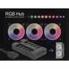 Delock - hub de luz LED RGB - 10 conexiones - negro (64128)
