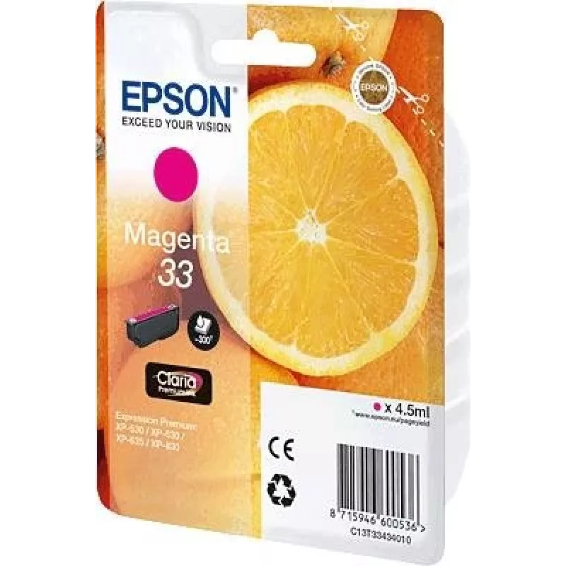 Epson C13T33434010 cartucho de tinta 1 ud. original magenta