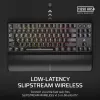Teclado Corsair K70 CORE TKL Gaming USB + RF Wireless + Bluetooth QWERTZ alemán negro