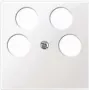 Placa de pared / Tapa de interruptor Merten 296519, blanco, termoplástico, 1 unidad