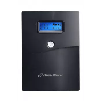 Sistema de alimentación ininterrumpida PowerWalker VI 3000 SCL FR 3 kVA / 1,8 kW, Line-Interactive, 4 tomas Type E, batería 18 Ah (2×12 V)