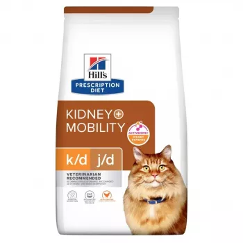 HILL'S PD K/D Kidney + Mobility pollo - pienso para gatos - 3 kg