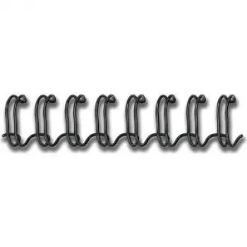 Fellowes - Peine de encuadernación - 8 mm - 297 mm - 34 anillas - A4 (210 x 297 mm) - 60 hojas - Negro - 100 uds. (53261)
