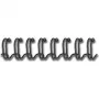 Fellowes - Peine de encuadernación - 8 mm - 297 mm - 34 anillas - A4 (210 x 297 mm) - 60 hojas - Negro - 100 uds. (53261)