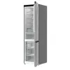 Gorenje NRB620E61X4WFE frigorífico combi, de libre instalación, NoFrost, 413 l (283 l frigorífico + 130 l congelador inferior), pantalla electrónica, iluminación LED, clase energética E, acero inoxidable