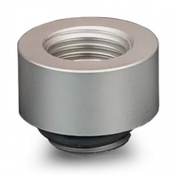 Thermal Grizzly DeltaMate Extender MF10 – Conector de refrigeración líquida, níquel mate, 1 ud. (TG-DM-FIT-0206)