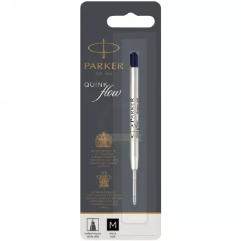 Recambio Parker Quinkflow M negro bolígrafo (blíster)