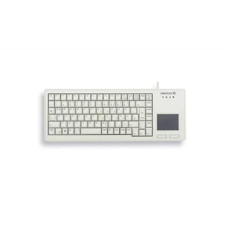 CHERRY XS Touchpad teclado universal USB QWERTZ alemán gris