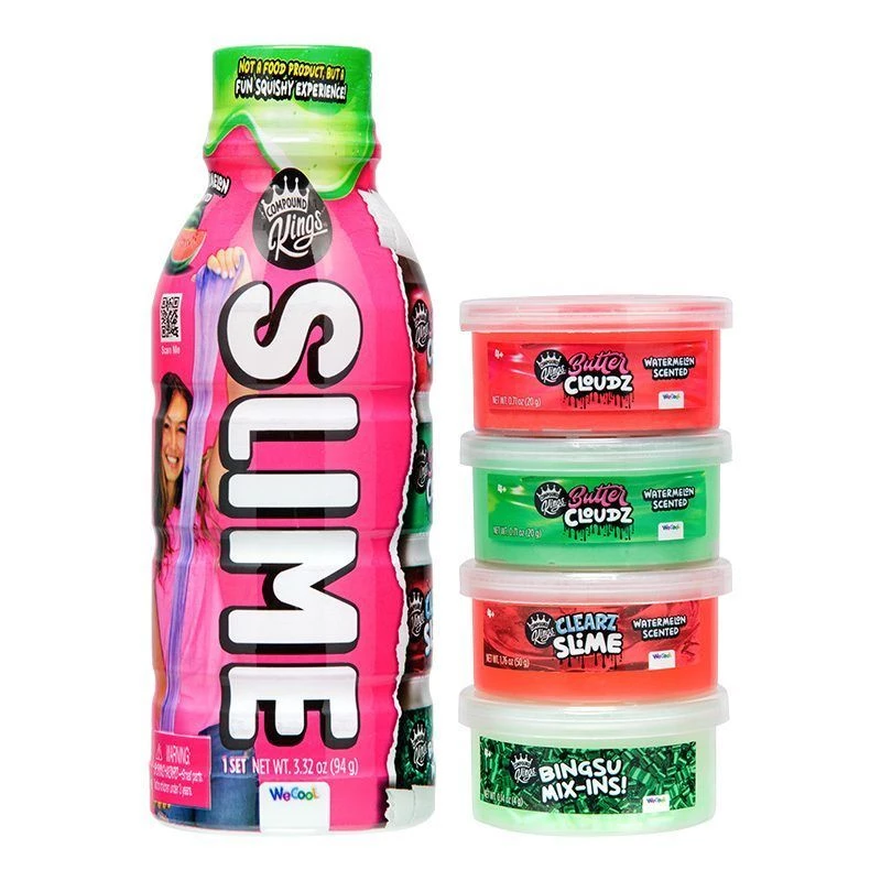 Set de slime WECOOL Compound Kings — botellas de slime surtidas, mezcla multicolor