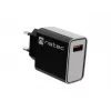 Natec Ribera NUC-2058 cargador de pared, 18 W, 1x USB-A, hasta 3 A, Quick Charge 3.0, Samsung AFC, Huawei FCP/SCP, negro