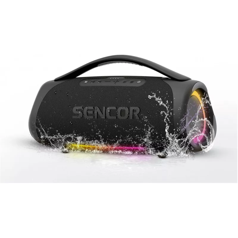 Sencor Resonex Mega altavoz Bluetooth portátil, 190 W, IPX7, TWS, LED