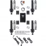 Sistema de movimiento GM5 3DOF GSC-GM5-MSASBB-22, base negra, para GR500 Racing Sim Rig y GF500 Flight Rig