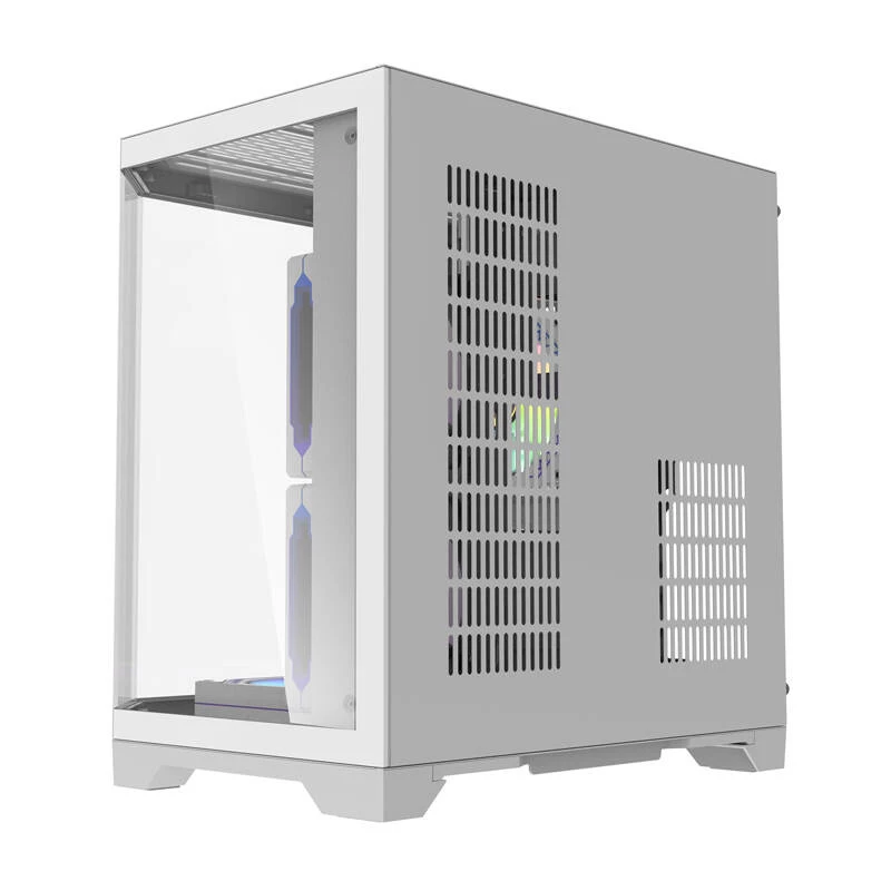 Caja de ordenador Darflash FT350 + 5 ventiladores aRGB (blanca)