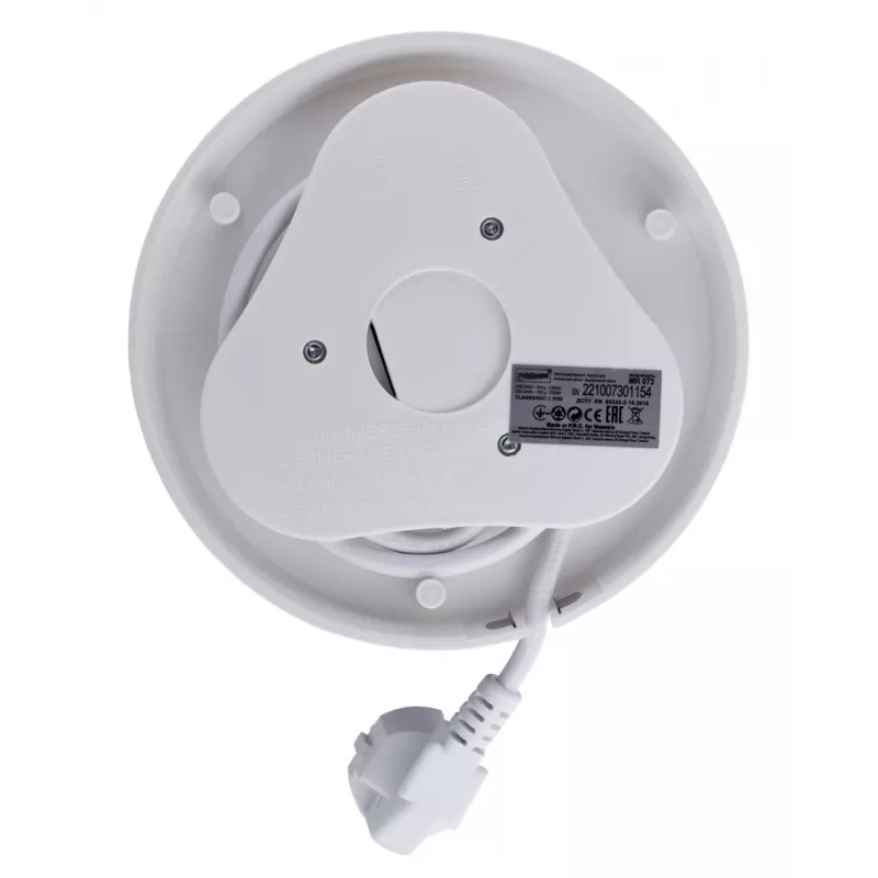 Hervidor eléctrico Maestro MR-073 1,5 l 1500 W blanco, control por palanca, indicador de nivel de agua