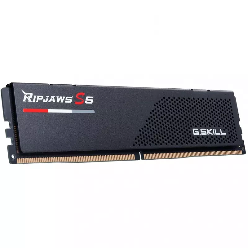 DIMM 32 GB DDR5-6000 (2x 16 GB) Dual-Kit, memoria RAM negra, F5-6000J3036F16GX2-RS5K, Ripjaws S5, INTEL XMP