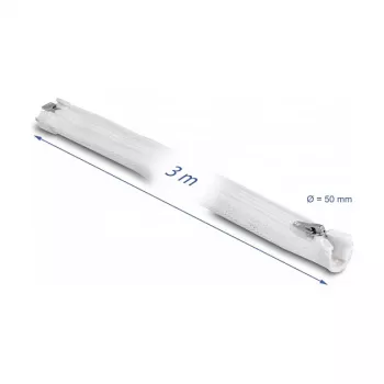 Funda de malla DeLOCK 20835 3 m x 50 mm blanco