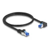 Cable de red DeLOCK RJ45 Cat.6A S/FTP 0,5 m negro
