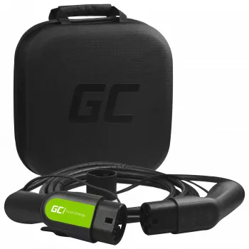 Cable de carga para vehículos eléctricos Green Cell EV13 negro Type 2 5m