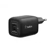 Cargador dual USB-C Belkin ENA007KQBK 65W – función de carga dual USB-C PD para portátiles y dispositivos móviles
