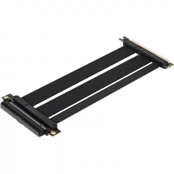 Cable riser SilverStone SST-RC05-220 PCIe 4.0 x16, 22 cm, negro