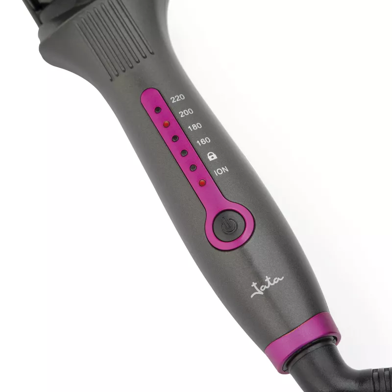 Cepillo de aire caliente JATA JBCA1901 50 W Caliente Negro Rosa 2 m