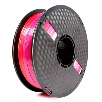 Filamento PLA para impresión 3D 1,75 mm 1 kg — Flashforge Gembird 3DP-PLA-SK-01-RP, morado/rojo