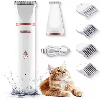 Cortapelos para mascotas Catlink CL-PT-01 — recortadora inalámbrica, batería de 600 mAh, 40×34×162 mm, USB