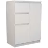 Topeshop 2D2S BIEL cómoda, blanca