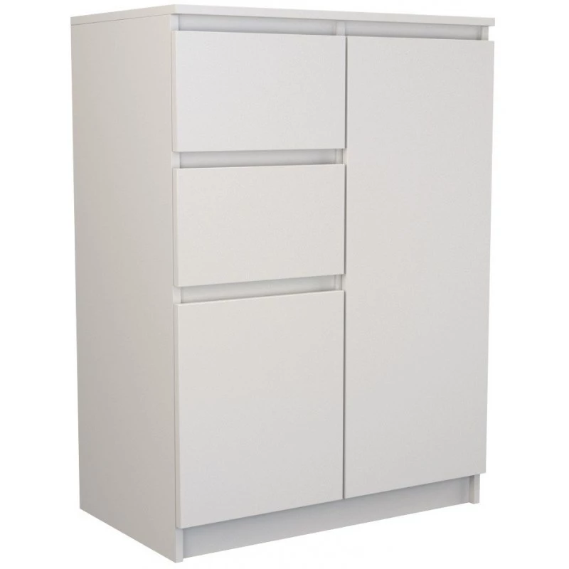 Topeshop 2D2S BIEL cómoda, blanca