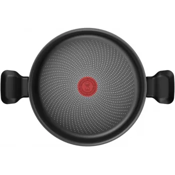 Olla alta Tefal H0567042 24 cm con tapa — menaje antiadherente, 24 cm de diámetro