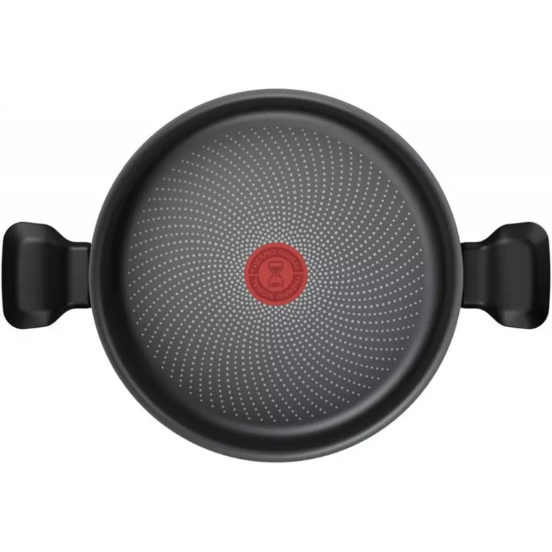 Olla alta Tefal H0567042 24 cm con tapa — menaje antiadherente, 24 cm de diámetro
