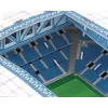 Puzle 3D cubicfun modelo del estadio Lech-Poznan — réplica del estadio a escala para montar, piezas de cartón, número de modelo 306-20257