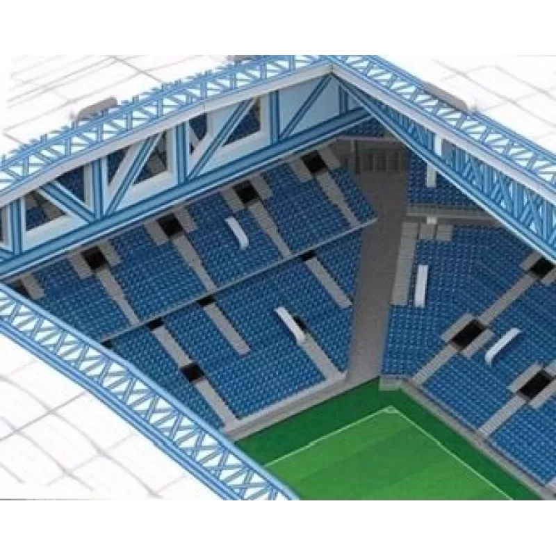 Puzle 3D cubicfun modelo del estadio Lech-Poznan — réplica del estadio a escala para montar, piezas de cartón, número de modelo 306-20257