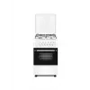 Cocina de gas y eléctrica Ravanson KWGE-K550 blanca