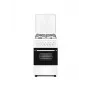 Cocina de gas y eléctrica Ravanson KWGE-K550 blanca