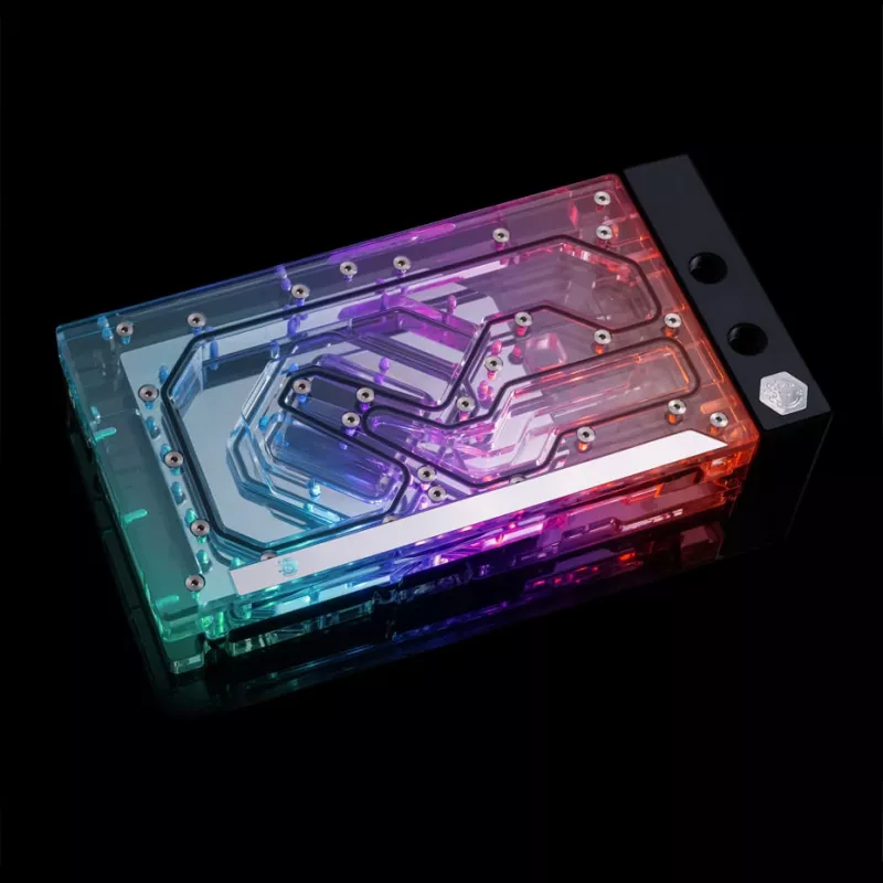 Backplate BitsPower X-TEND active para RTX 4090 FE — Acabado acrílico (BP-VG4090FE-BKP)