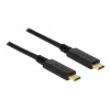 Cable USB DeLOCK 83661 USB 3.2 Gen 2 1m USB-C negro
