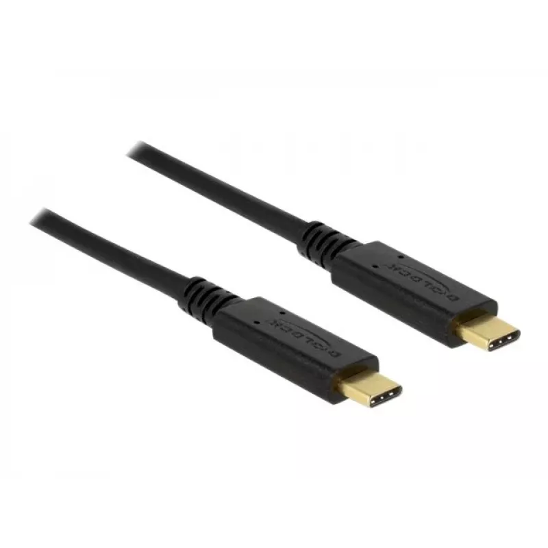 Cable USB DeLOCK 83661 USB 3.2 Gen 2 1m USB-C negro