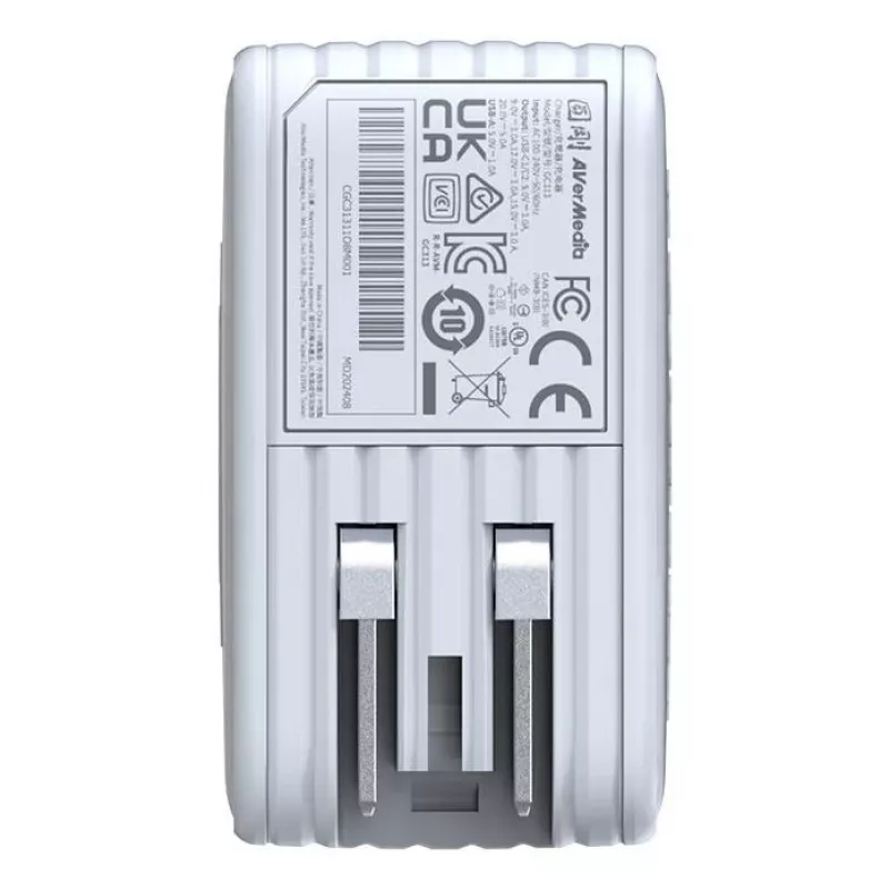 AVerMedia GC313 Universal Blanco Carga rápida por CA Interior