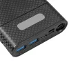 Akyga AK-BC-04 Carcasa para power bank 20000 mAh, 8x 18650, 18W PD QC4+, USB-C, 2x USB-A, Lightning