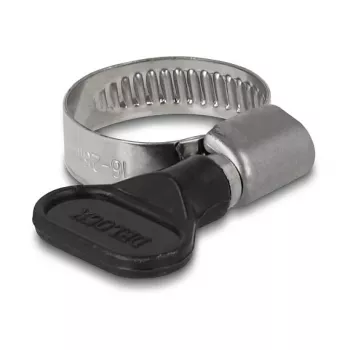 Abrazadera de mariposa DeLOCK 19450 16-25 mm 10 uds. negro