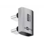 Adaptador/acoplador USB-C Goobay 74446 plateado contactos de níquel/oro