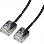 Cable de red UTP ROLINE Cat.6A RJ45 ultra corto negro 5m - red - CAT 6a (21.15.4465)