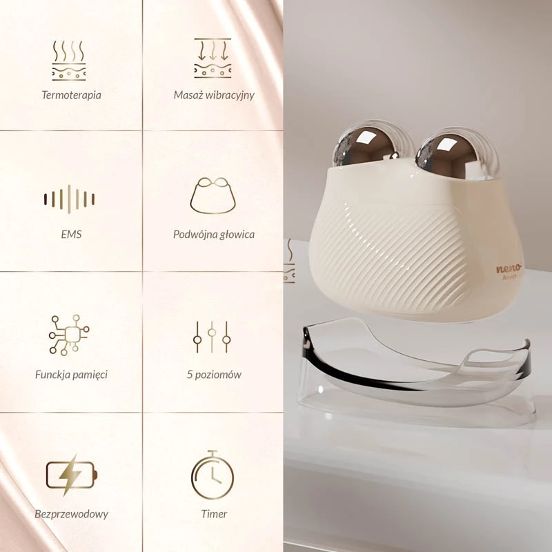 Neno Beauty Naya masajeador facial con EMS y termoterapia